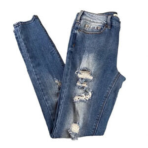 Bullhead‎ Denim High Rise Skinniest Distressed Jean